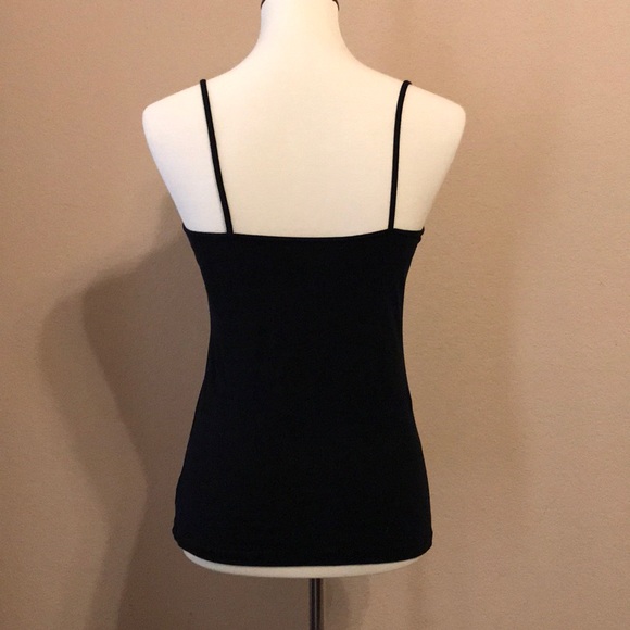 Old Navy Black spaghetti strap tank - Picture 2 of 2